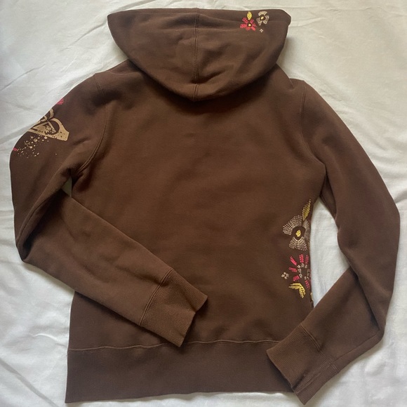 ⚡️SOLD⚡️ VINTAGE Roxy Embroidered Hoodie - Picture 5 of 5